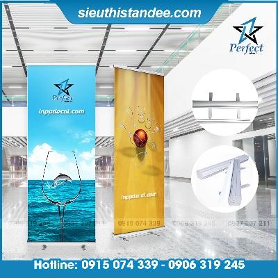 STANDEE CUỐN NHÔM 0.8X2.0M